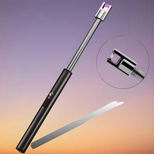⚡ USB Plasma Rechargeable Electric Lighter – Windproof & Flameless Kitchen Igniter