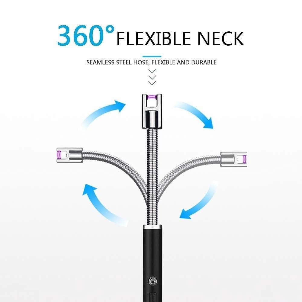 ⚡ USB Plasma Rechargeable Electric Lighter – Windproof & Flameless Kitchen Igniter